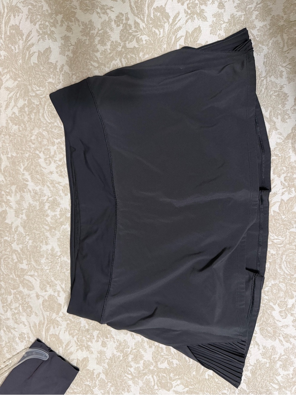 Lululemon Black Pleated Women’s Active Skirt with Built-In Shorts